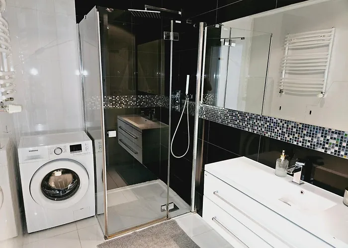 Bialy Apartament Szyperska 23 Z Przestronnym Tarasem